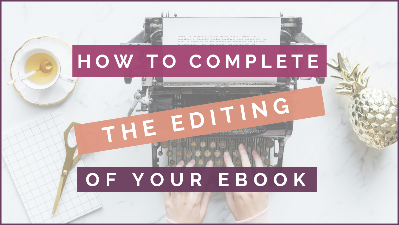 How to complete the editing of your ebook header image