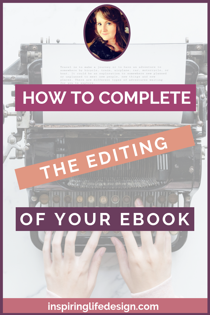 How to complete the editing of your ebook pinterest image