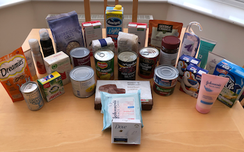 November and December Income and Profit Report, all of the items I put into my reverse advent calendar to donate to the foodbank