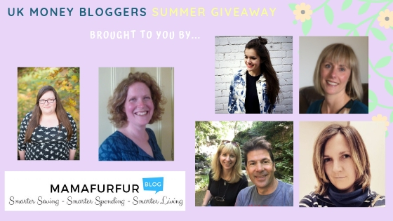 Summer prize giveaway, some of the UK Money Bloggers running the giveaway