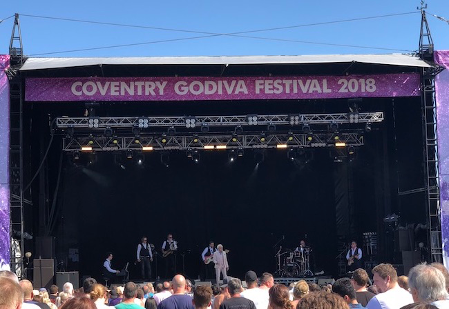 Is Godiva Festival The Best Free Family Festival Ever, Tony Christie on stage