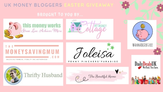 Easter prize giveaway, some of the UK Money Bloggers running the giveaway