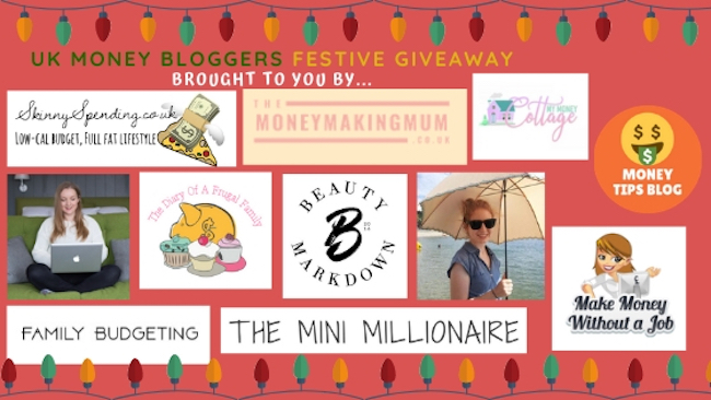 Festive prize giveaway, UK Money Bloggers running the giveaway