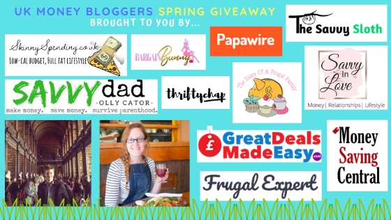 Spring prize giveaway, UK Money Bloggers running the giveaway