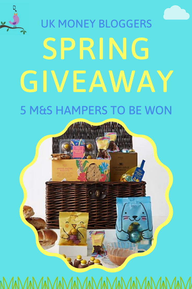 Spring prize giveaway pinterest image