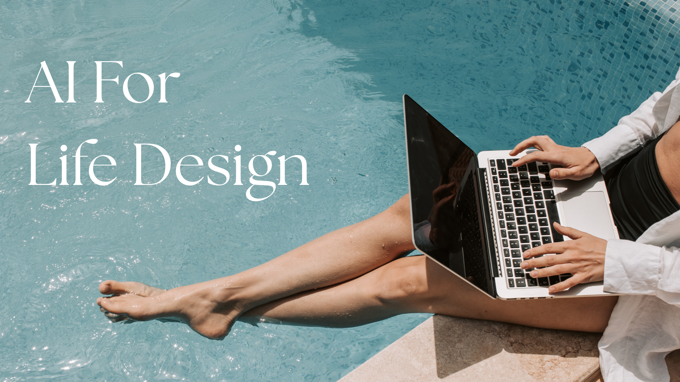 Corinna at her desk with laptop, beginning her AI journey