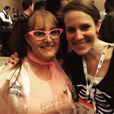 Blogroll Corinna with Mrs Frugalwoods at Fincon 2017