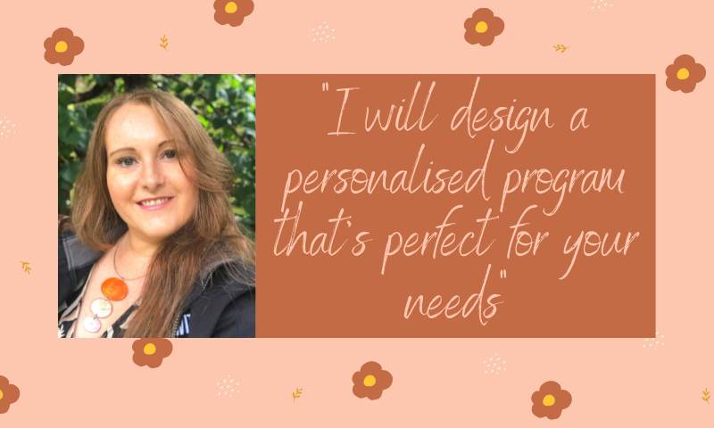Quote from Corinna - I will design a personalised program thats perfect for your needs image